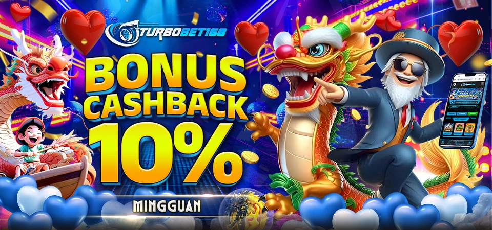 PROMO BONUS CASHBACK MINGGUAN 10%